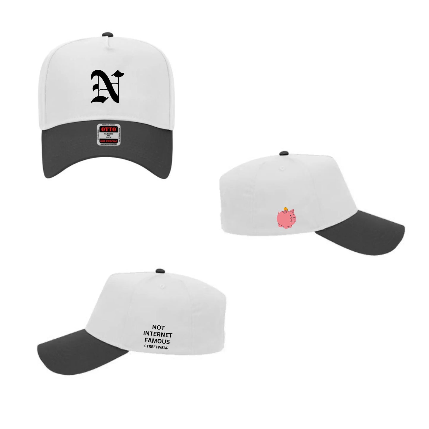 Black/White N Hat NIF-LR