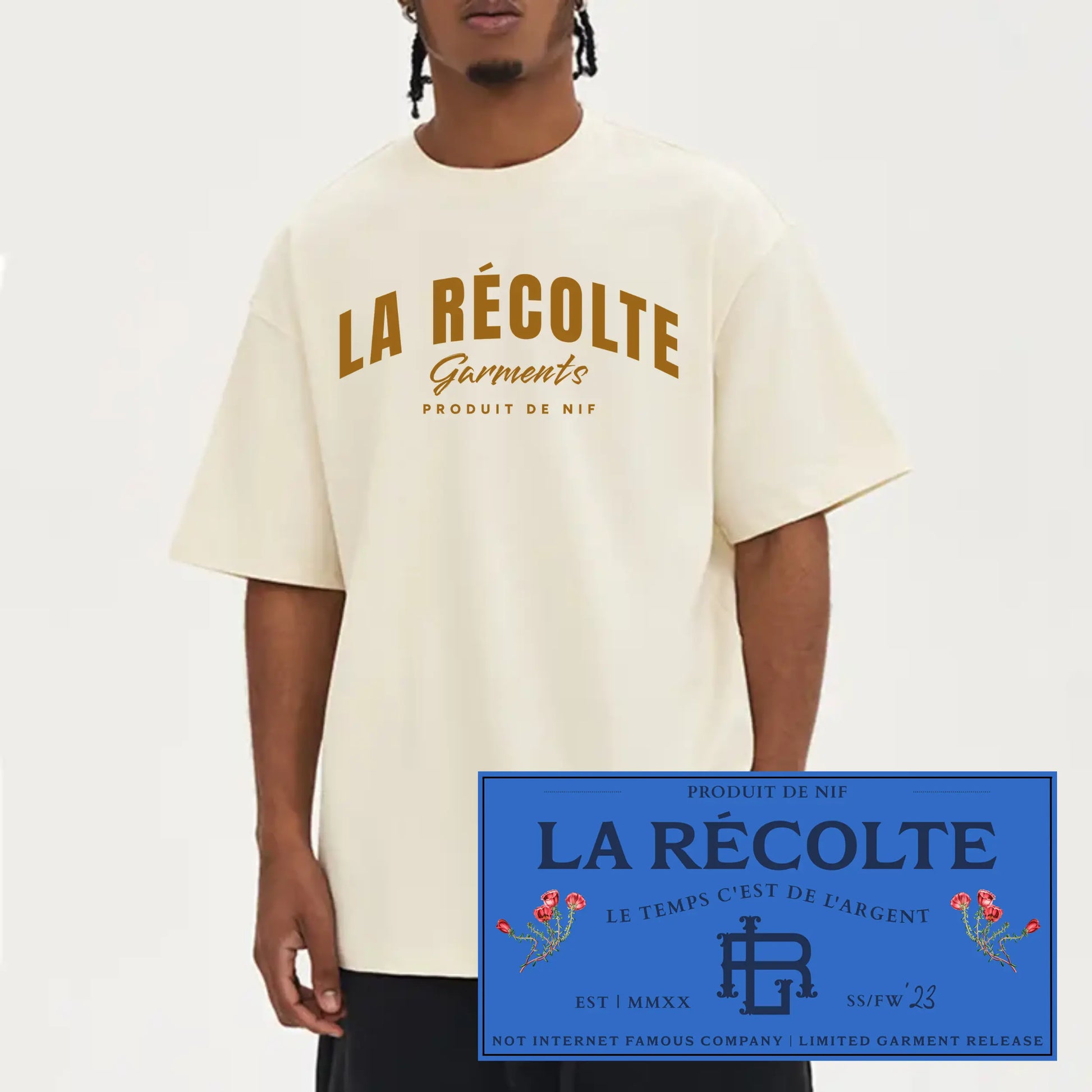 Crème Homage Tee nif-lr